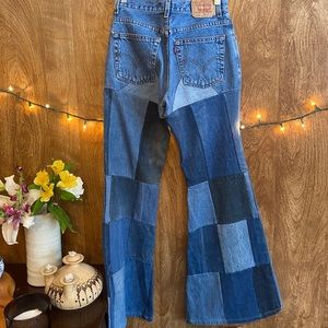 RARE Vintage Patchwork Levi Bellbottoms